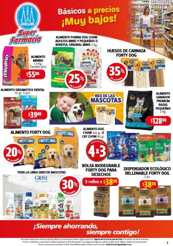 Folleto actual Farmacias Guadalajara - 15.6.2024 - 30.6.2024.