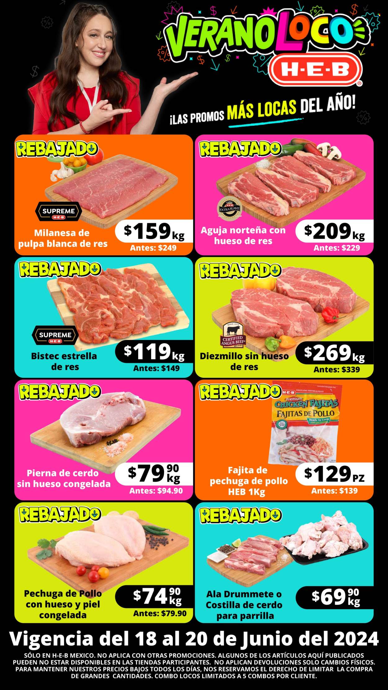 Catálogo H-E-B - 18.6.2024 - 20.6.2024. Página 1