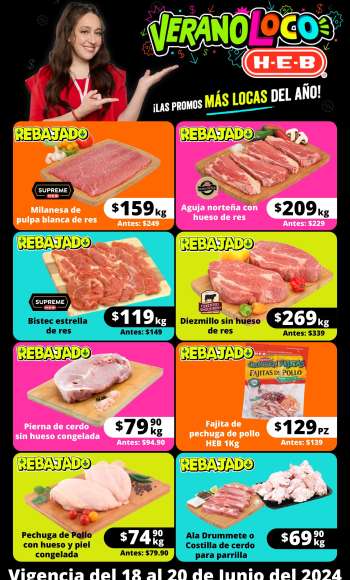 Folleto actual H-E-B - 18.6.2024 - 20.6.2024.