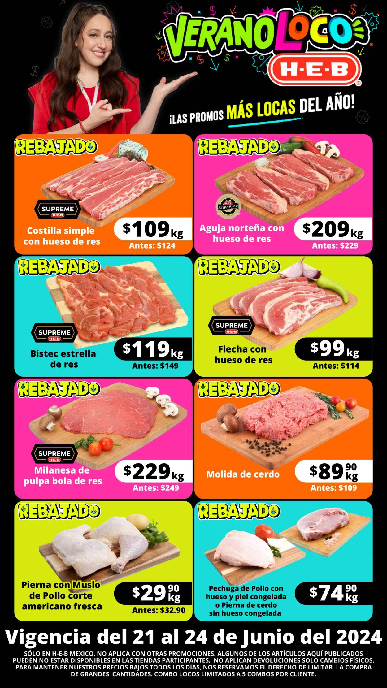 Catálogo H-E-B - 21.6.2024 - 24.6.2024. Página 1