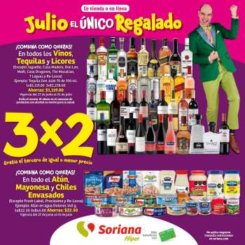 Folleto actual Soriana Híper - 27.6.2024 - 3.7.2024.