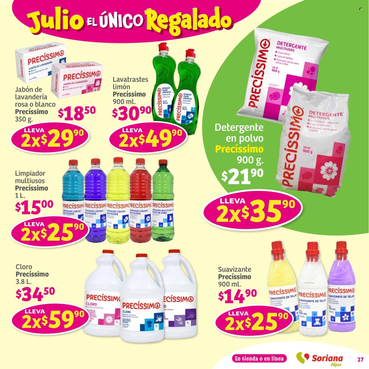 Catálogo Soriana Híper - 27.6.2024 - 3.7.2024. Página 27