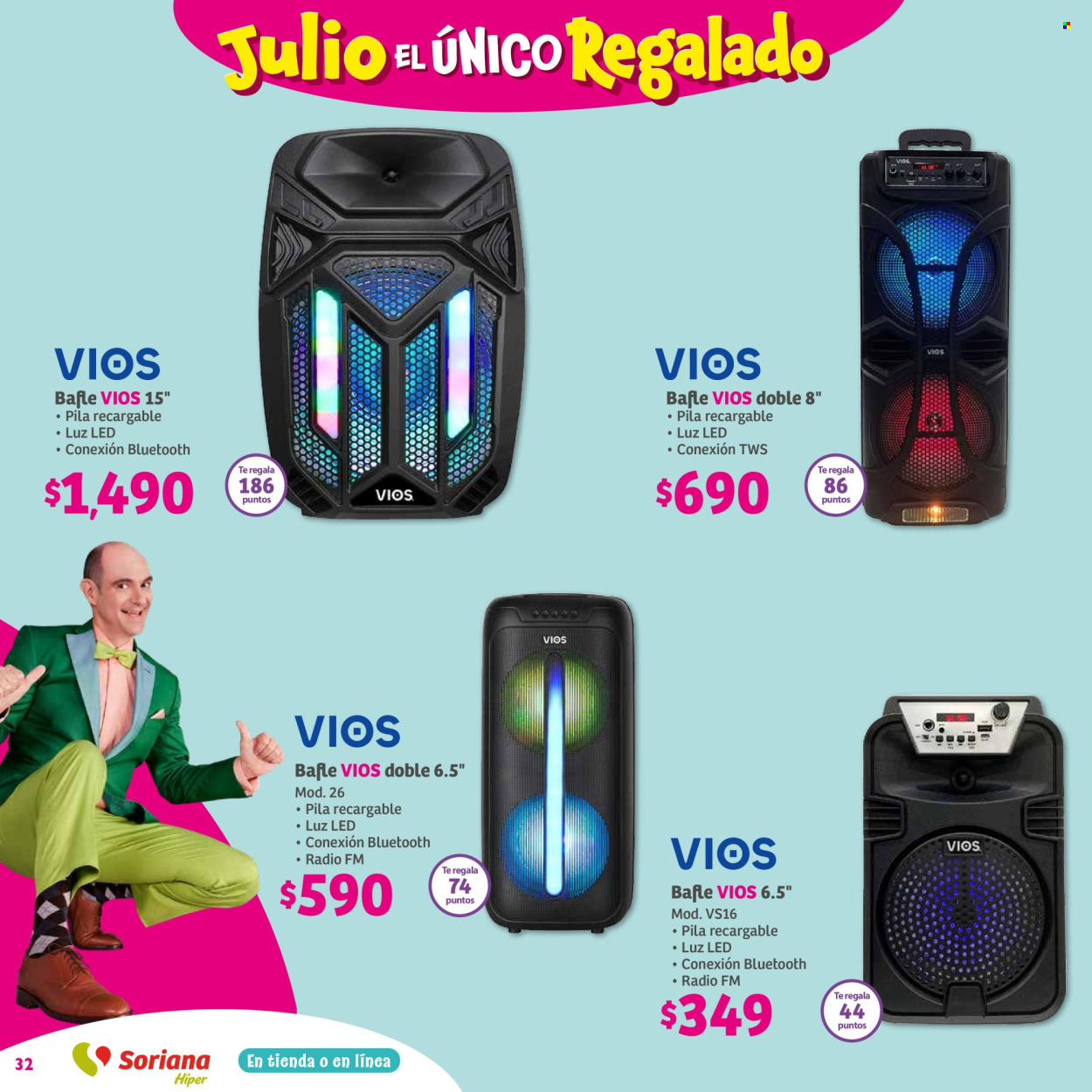Catálogo Soriana Híper - 27.6.2024 - 3.7.2024. Página 32