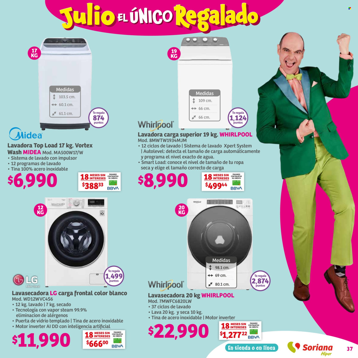 Catálogo Soriana Híper - 27.6.2024 - 3.7.2024. Página 37