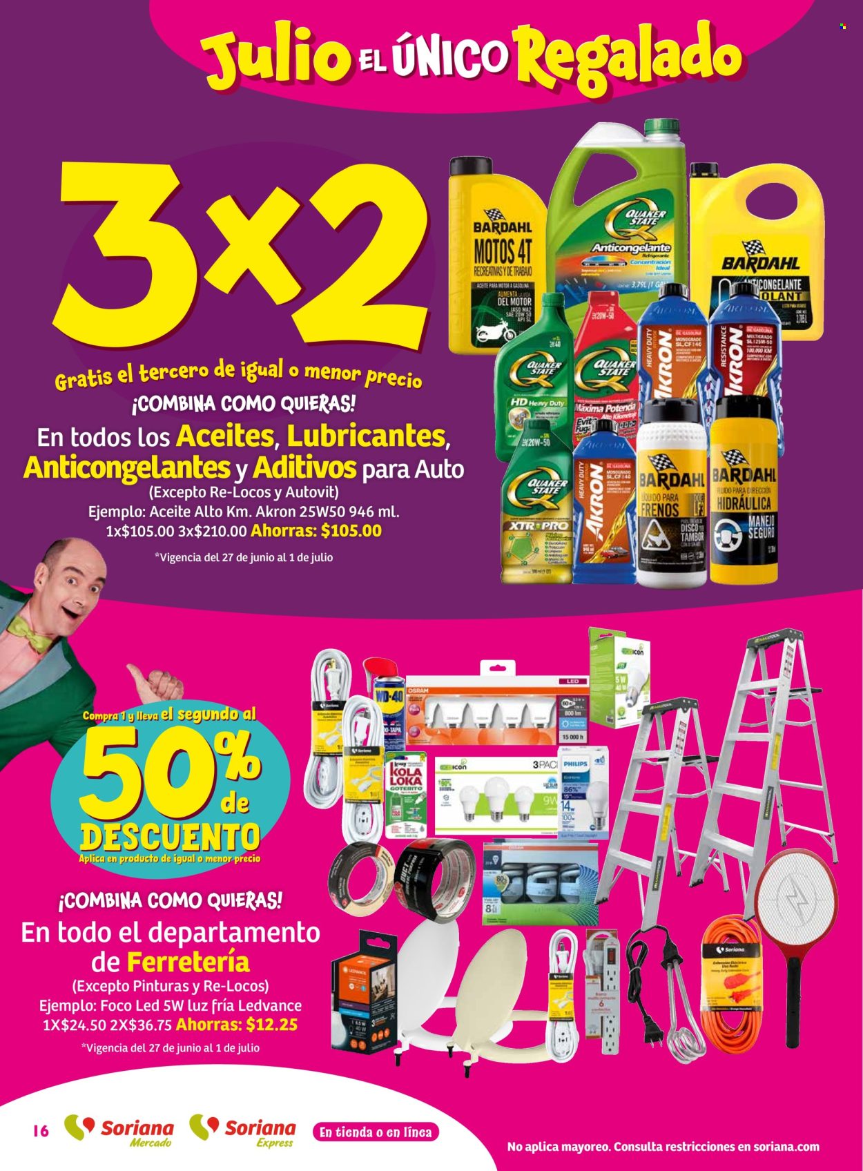 Catálogo Soriana - 27.6.2024 - 3.7.2024. Página 16