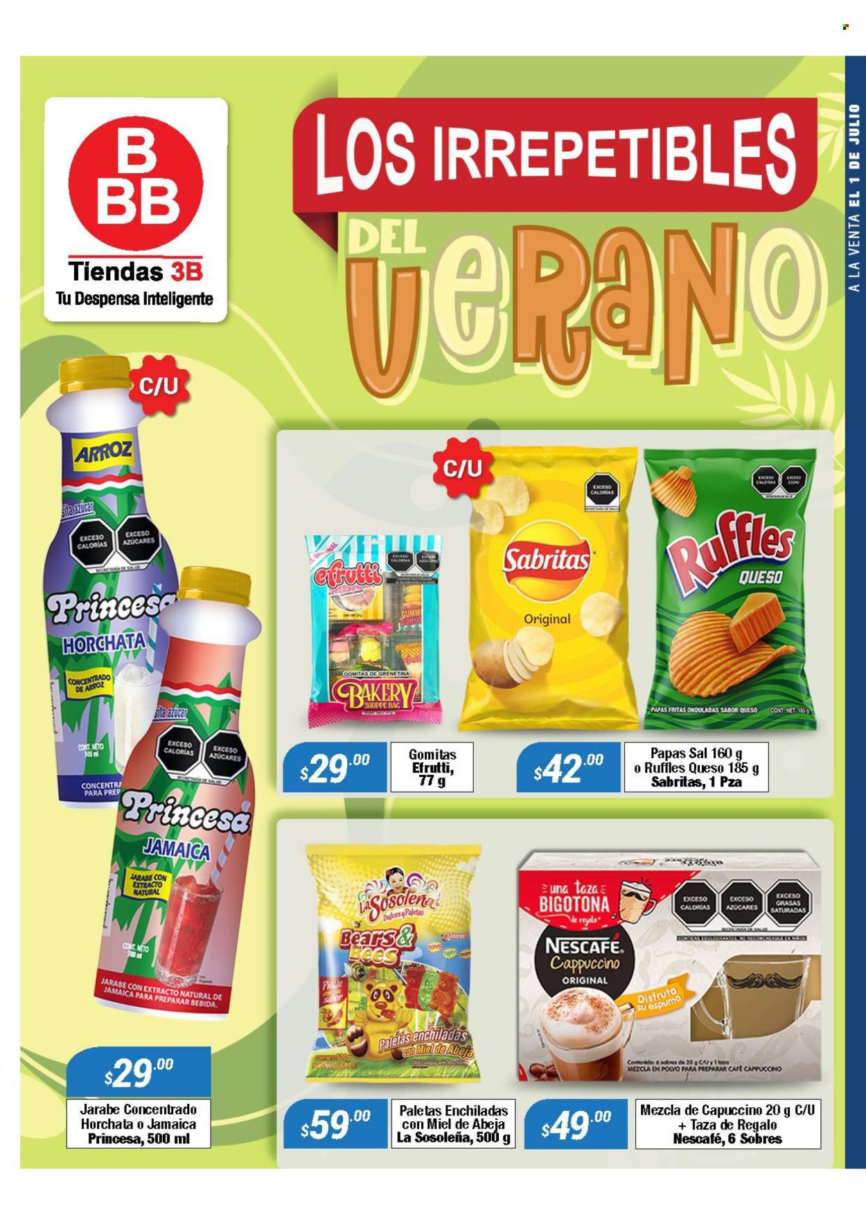 Catálogo Tiendas 3B - 1.7.2024 - 31.7.2024. Página 1
