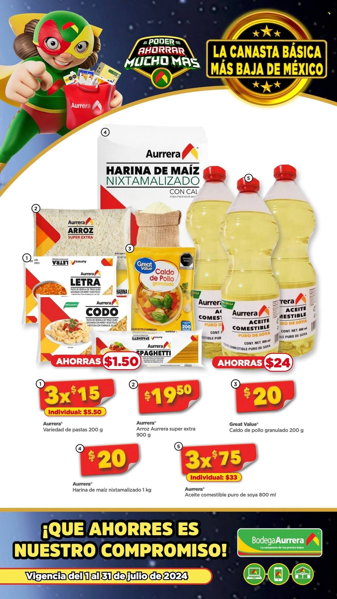 Catálogo Bodega Aurrerá - 1.7.2024 - 31.7.2024. Página 1