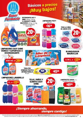 Folleto actual Farmacias Guadalajara - 1.7.2024 - 14.7.2024.