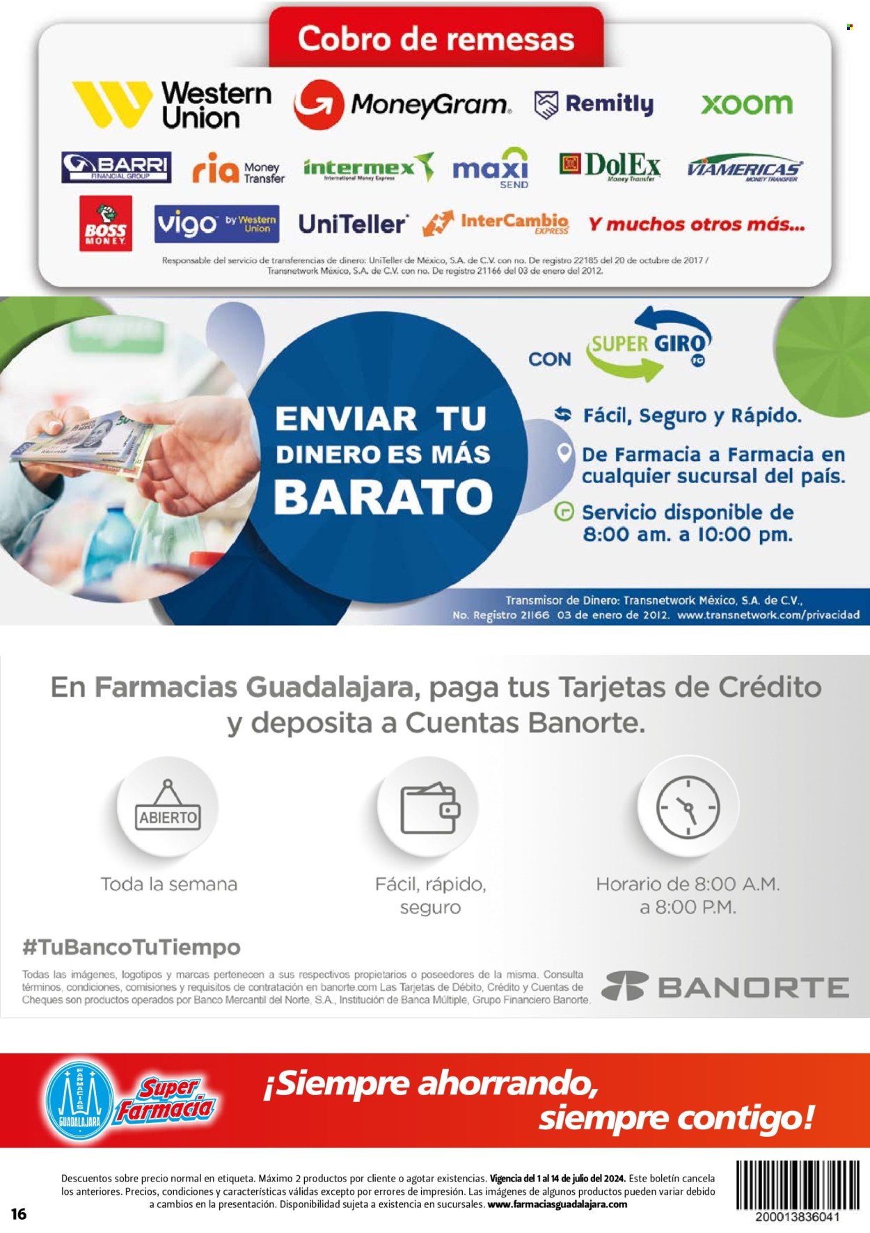Catálogo Farmacias Guadalajara - 1.7.2024 - 14.7.2024. Página 16