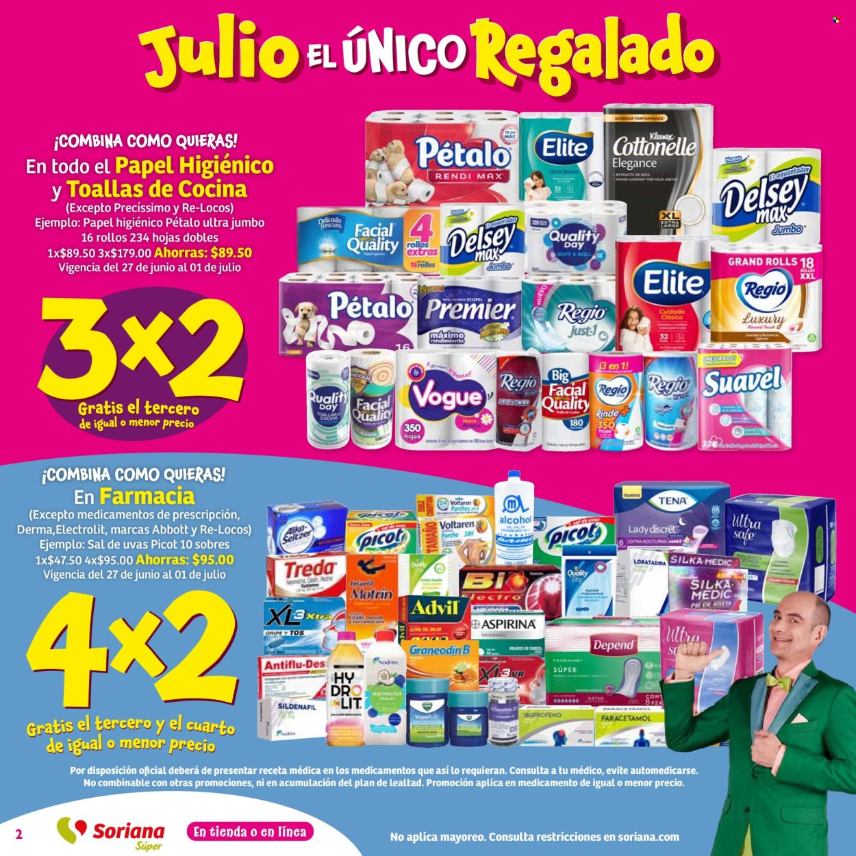 Catálogo Soriana Súper - 27.6.2024 - 3.7.2024. Página 2