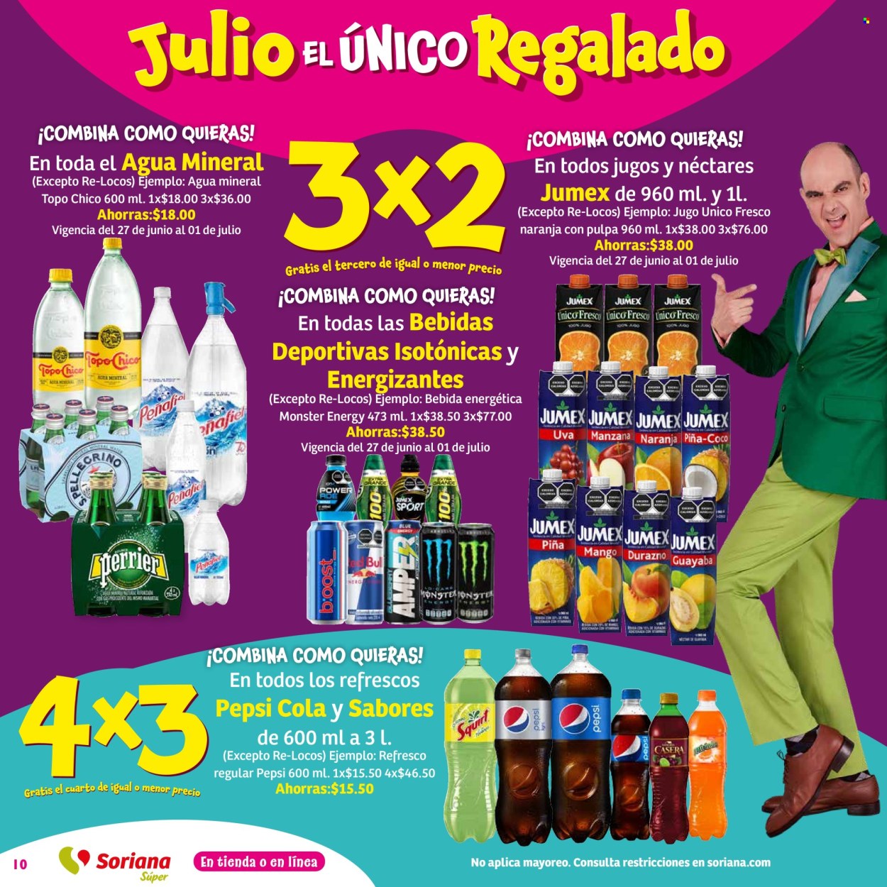 Catálogo Soriana Súper - 27.6.2024 - 3.7.2024. Página 10