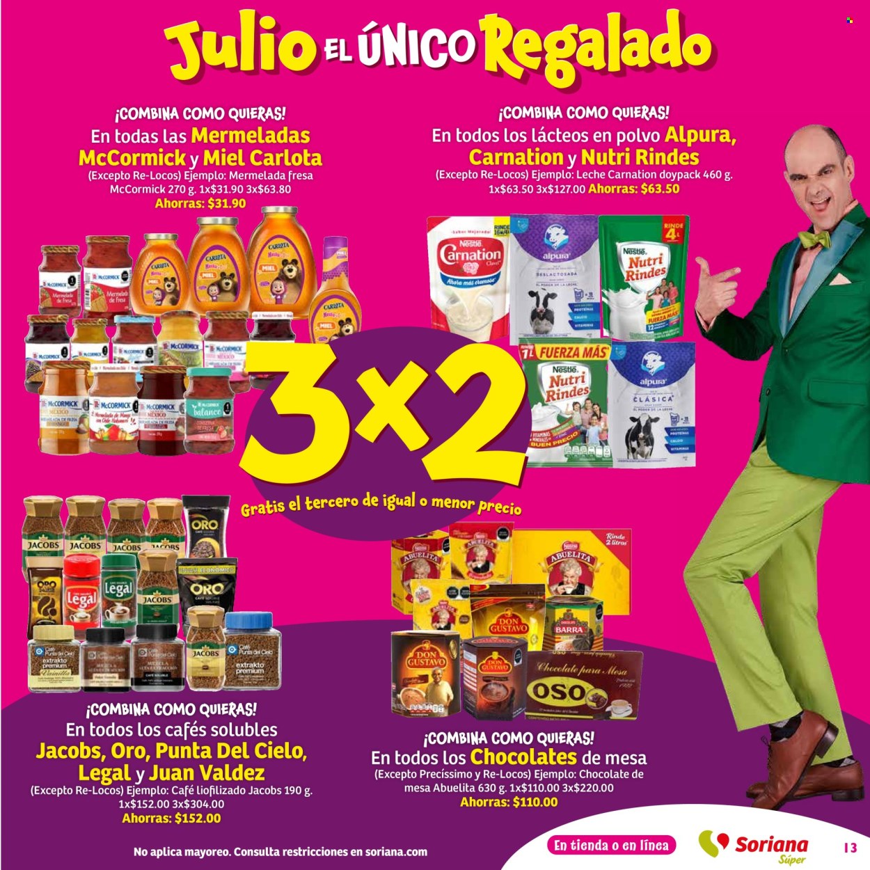 Catálogo Soriana Súper - 27.6.2024 - 3.7.2024. Página 13