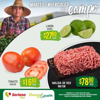 Folleto actual Soriana Súper - 9.7.2024 - 10.7.2024.