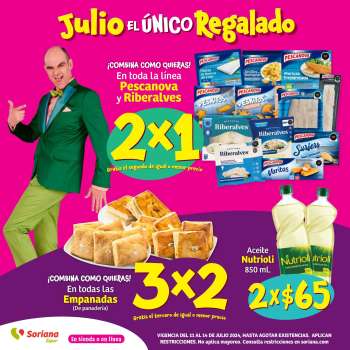 Folleto actual Soriana Súper - 11.7.2024 - 14.7.2024.