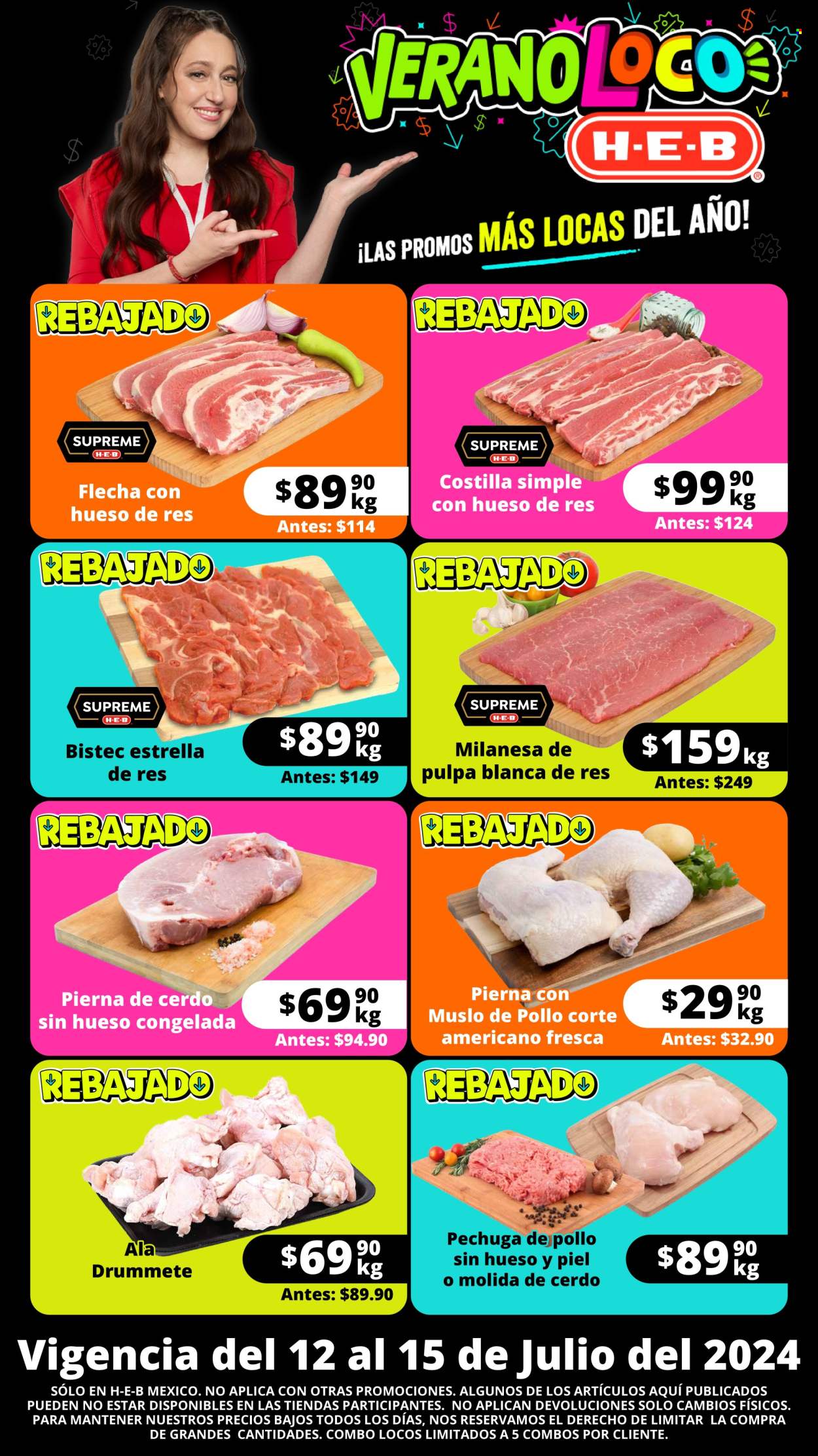 Catálogo H-E-B - 12.7.2024 - 15.7.2024. Página 1