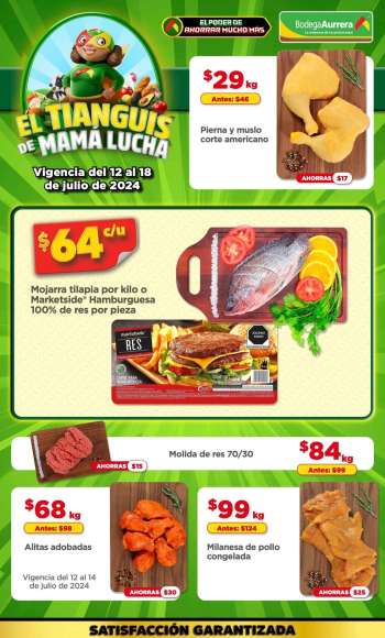 Folleto actual Bodega Aurrerá - 12.7.2024 - 18.7.2024.