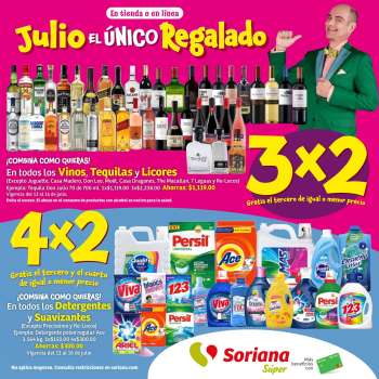 Folleto actual Soriana Súper - 12.7.2024 - 17.7.2024.