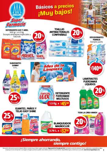 Folleto actual Farmacias Guadalajara - 15.7.2024 - 31.7.2024.