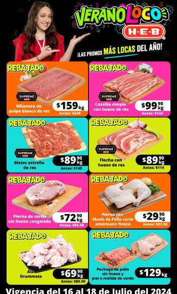 Folleto actual H-E-B - 16.7.2024 - 18.7.2024.