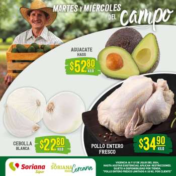 Folleto actual Soriana Súper - 16.7.2024 - 17.7.2024.