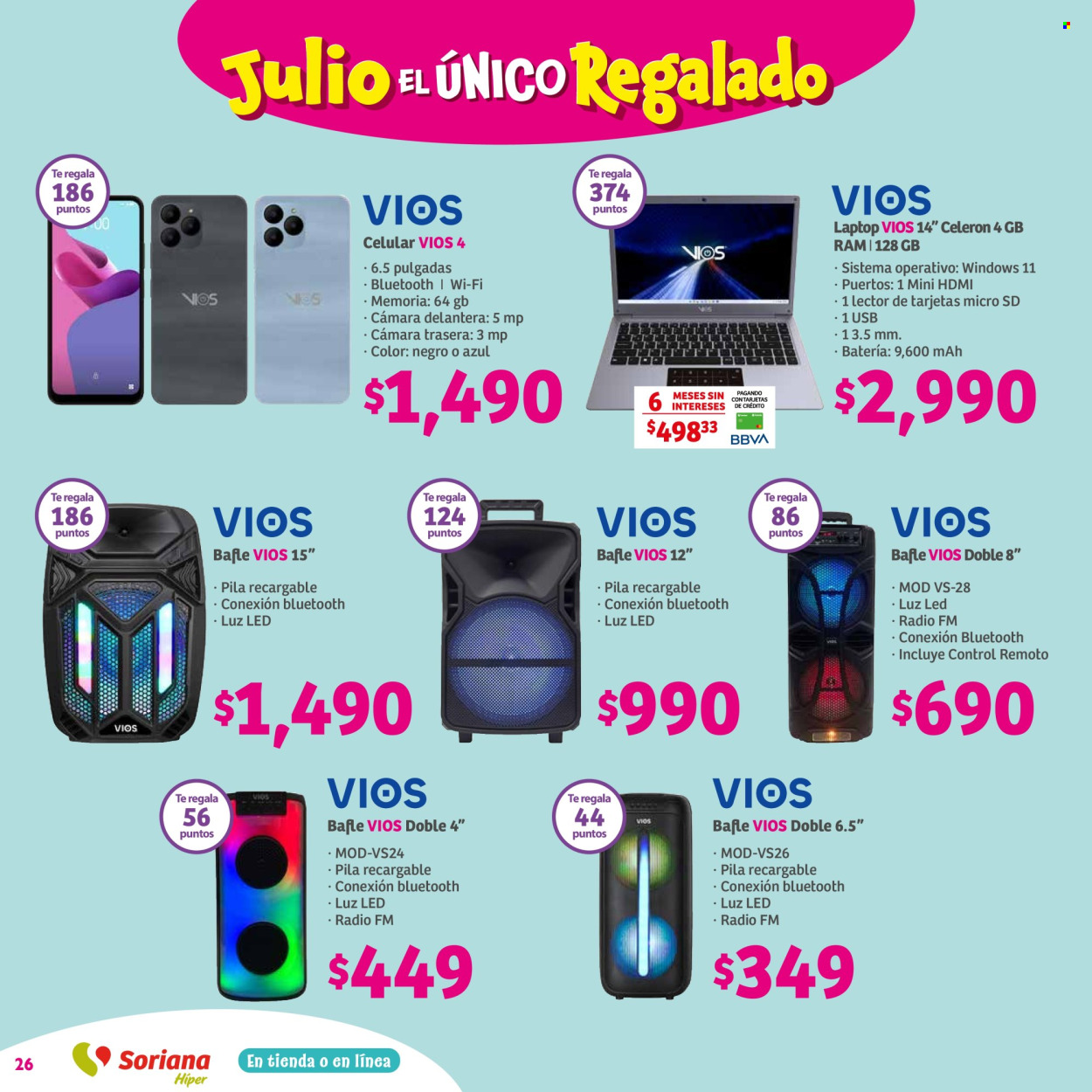Catálogo Soriana Híper - 18.7.2024 - 24.7.2024. Página 26
