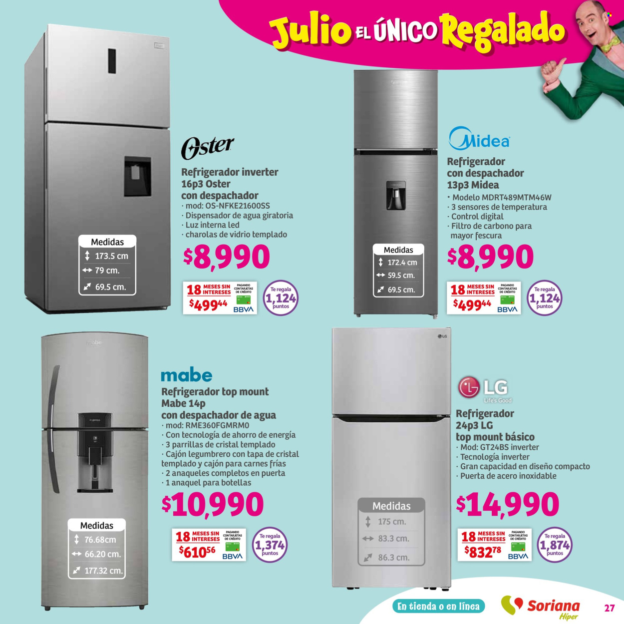 Catálogo Soriana Híper - 18.7.2024 - 24.7.2024. Página 27