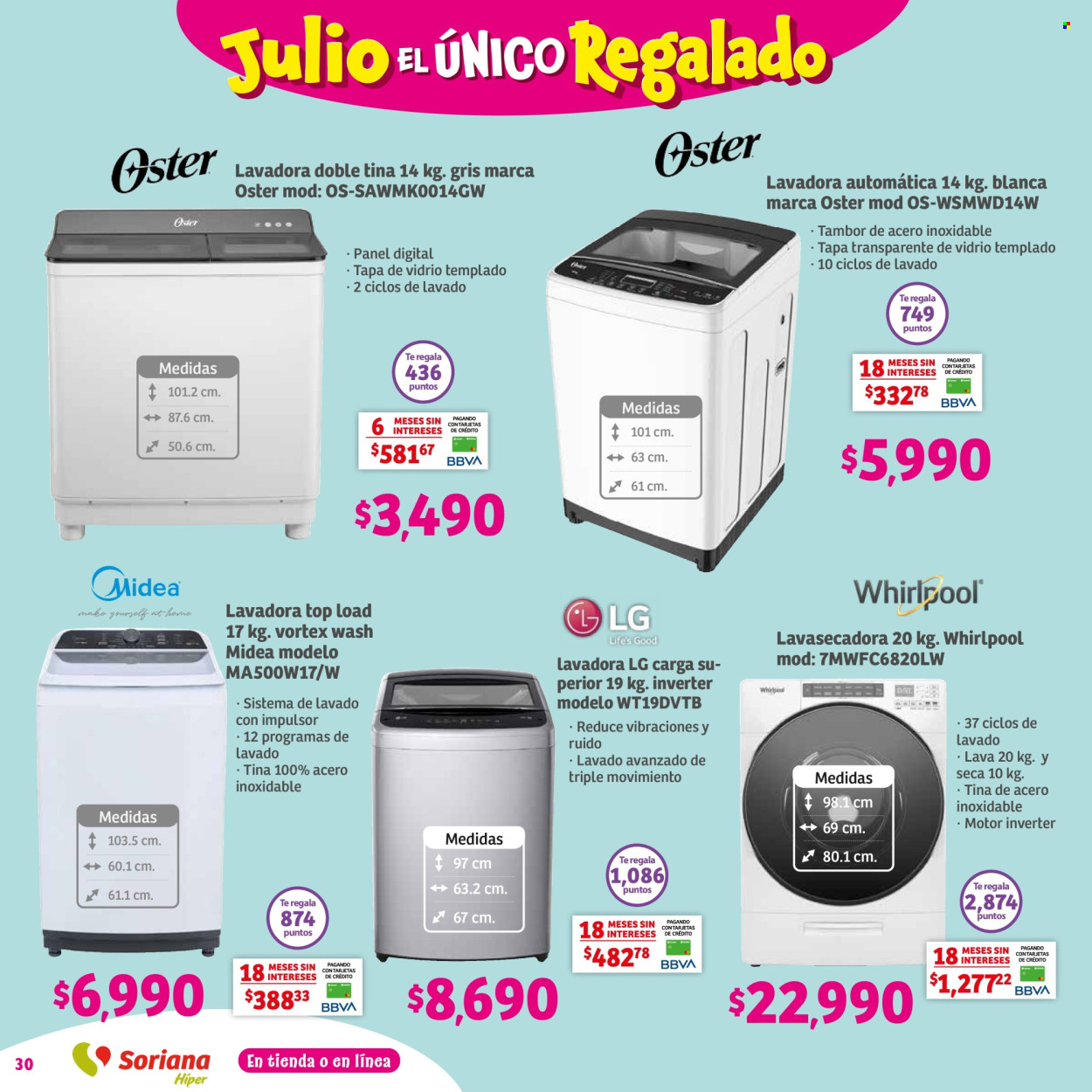 Catálogo Soriana Híper - 18.7.2024 - 24.7.2024. Página 30