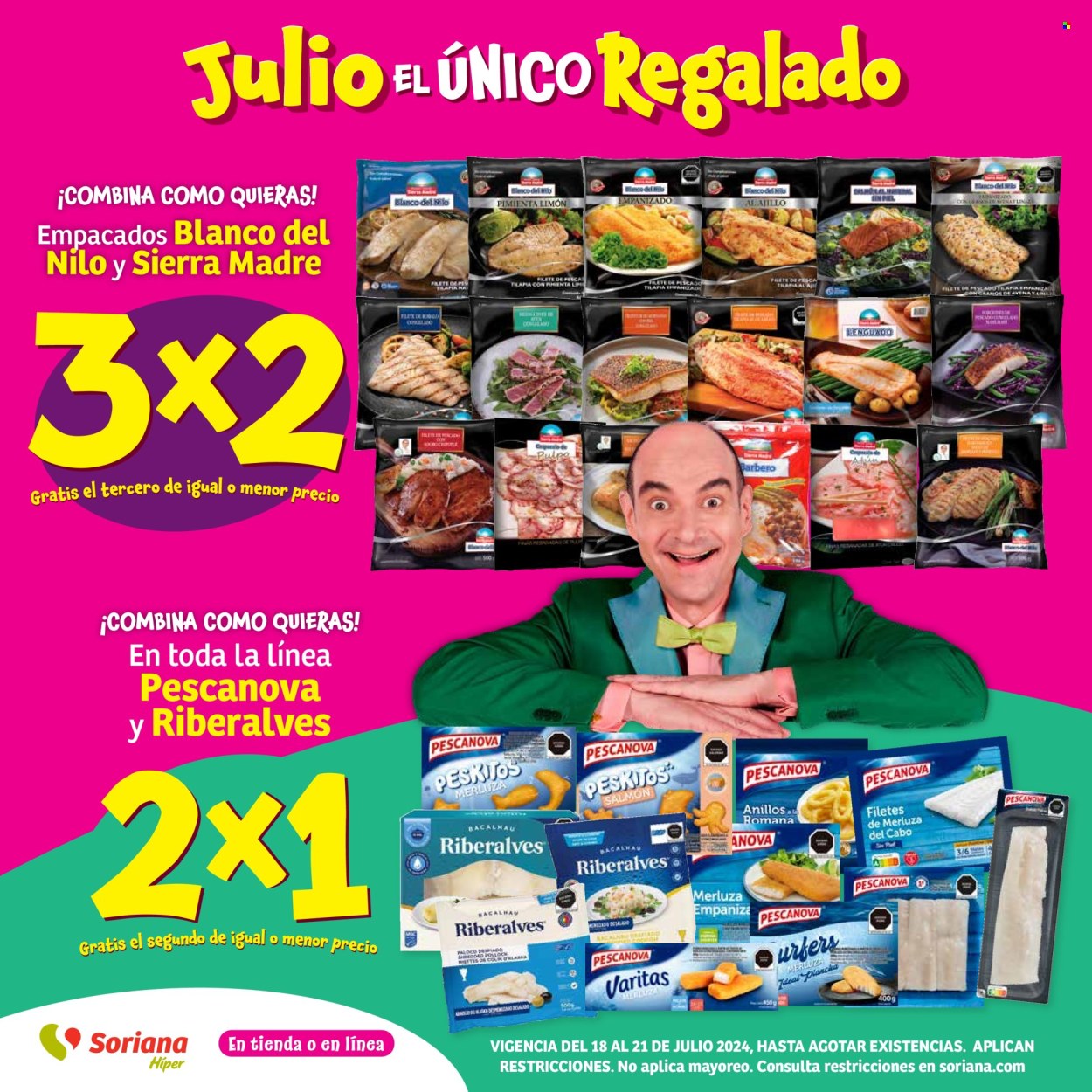 Catálogo Soriana Híper - 18.7.2024 - 21.7.2024. Página 1