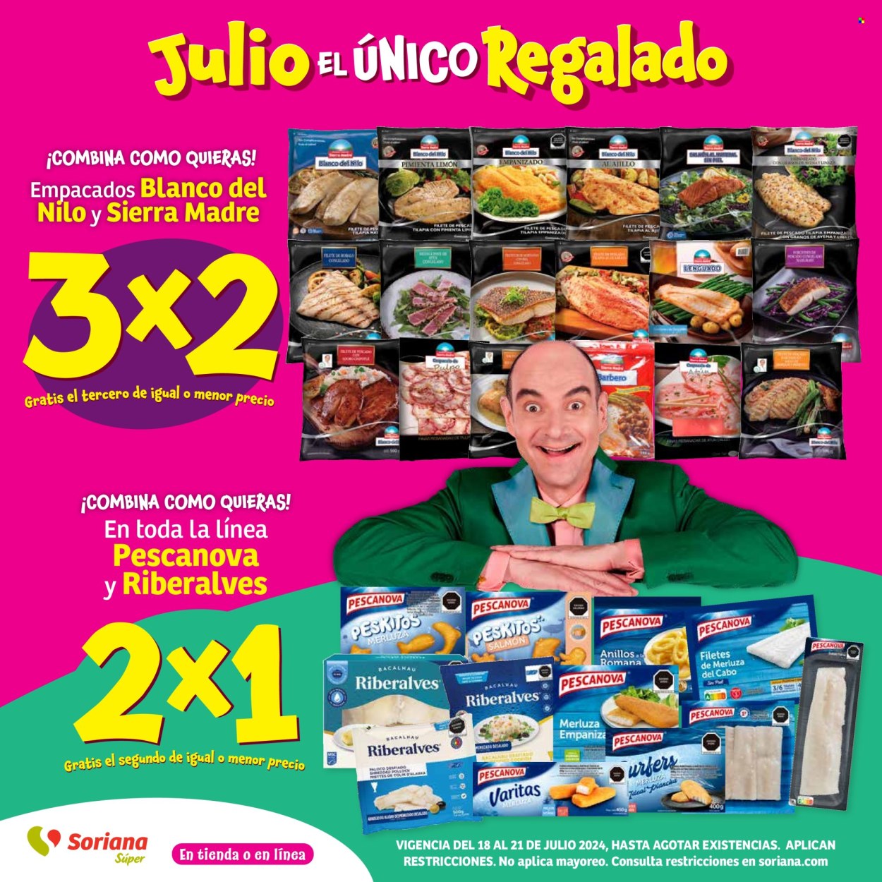 Catálogo Soriana Súper - 18.7.2024 - 21.7.2024. Página 1