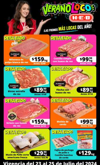 Folleto actual H-E-B - 23.7.2024 - 25.7.2024.