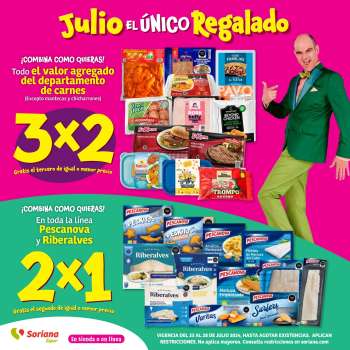 Folleto actual Soriana Súper - 25.7.2024 - 28.7.2024.