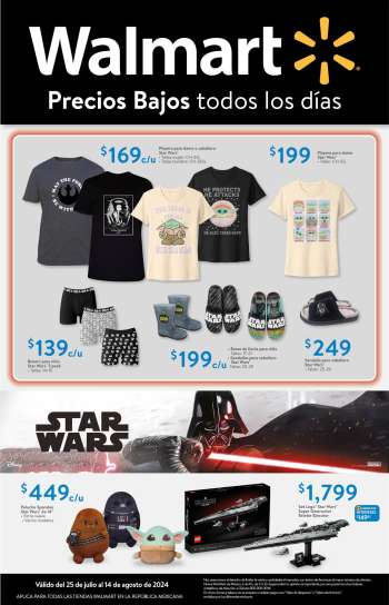 Folleto actual Walmart - 25.7.2024 - 14.8.2024.