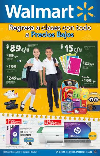 Folleto actual Walmart - 25.7.2024 - 14.8.2024.