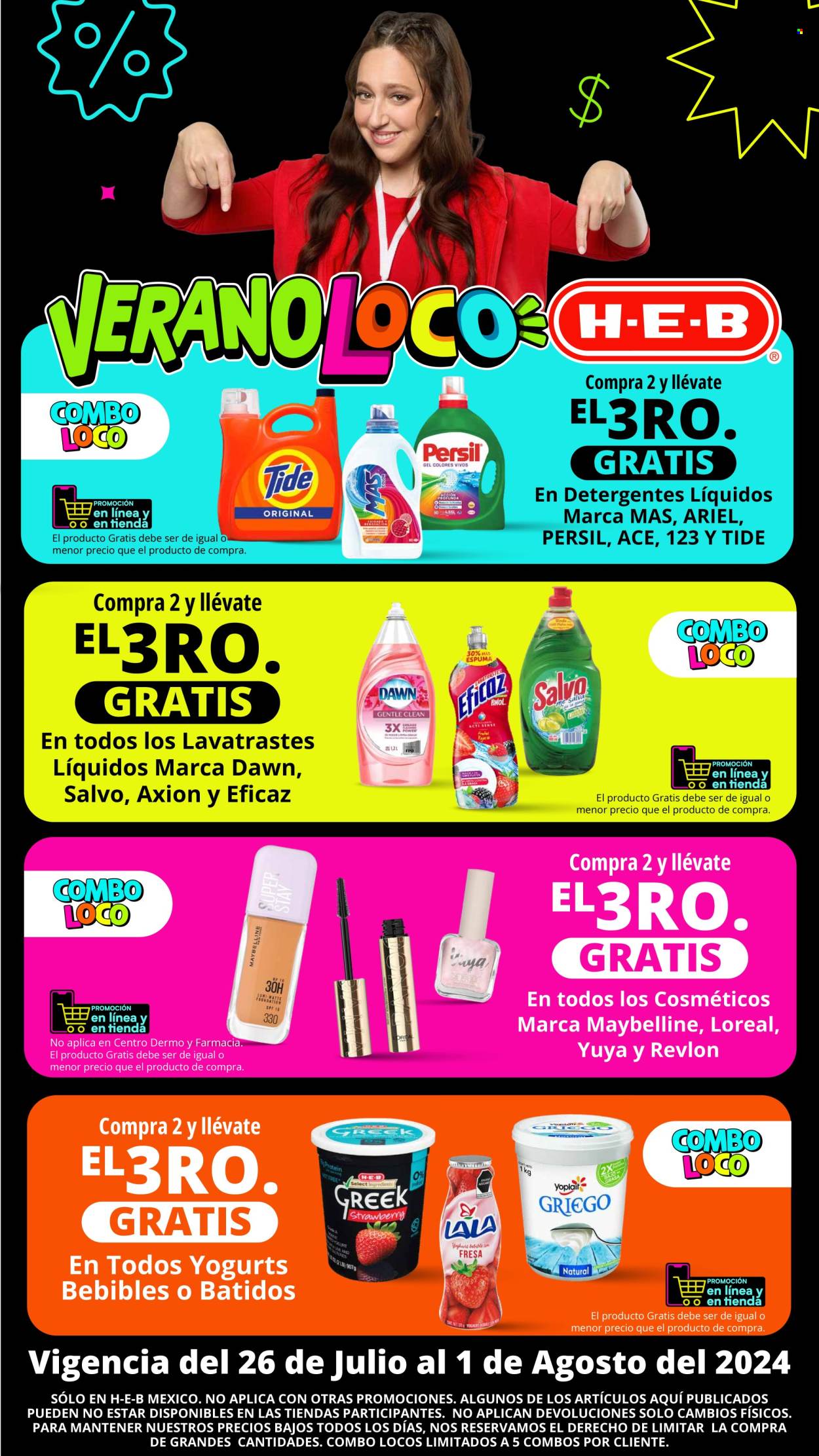 Catálogo H-E-B - 26.7.2024 - 1.8.2024. Página 1