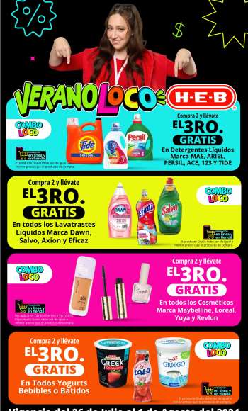 Folleto actual H-E-B - 26.7.2024 - 1.8.2024.
