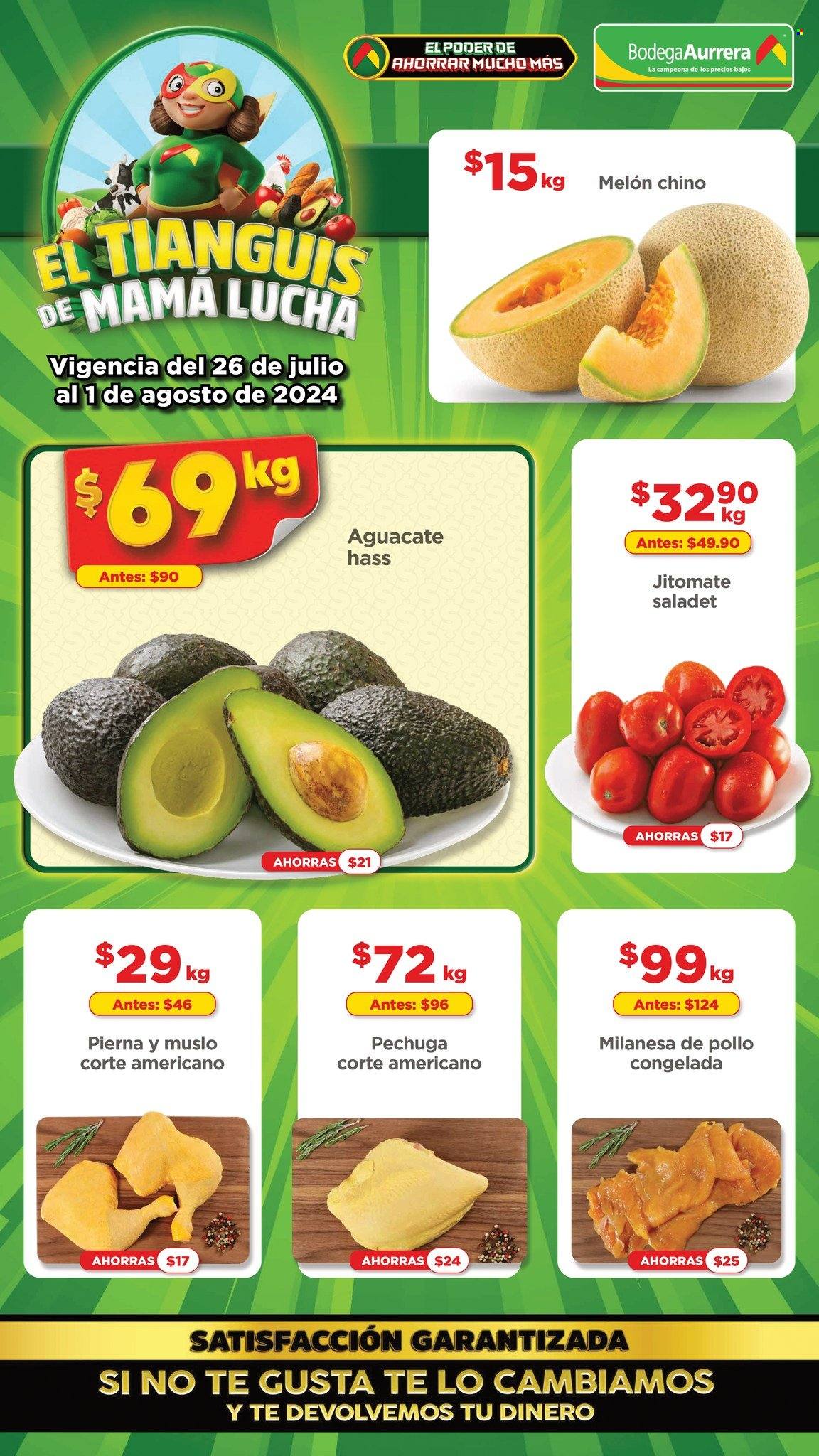Catálogo Bodega Aurrerá - 26.7.2024 - 1.8.2024. Página 1