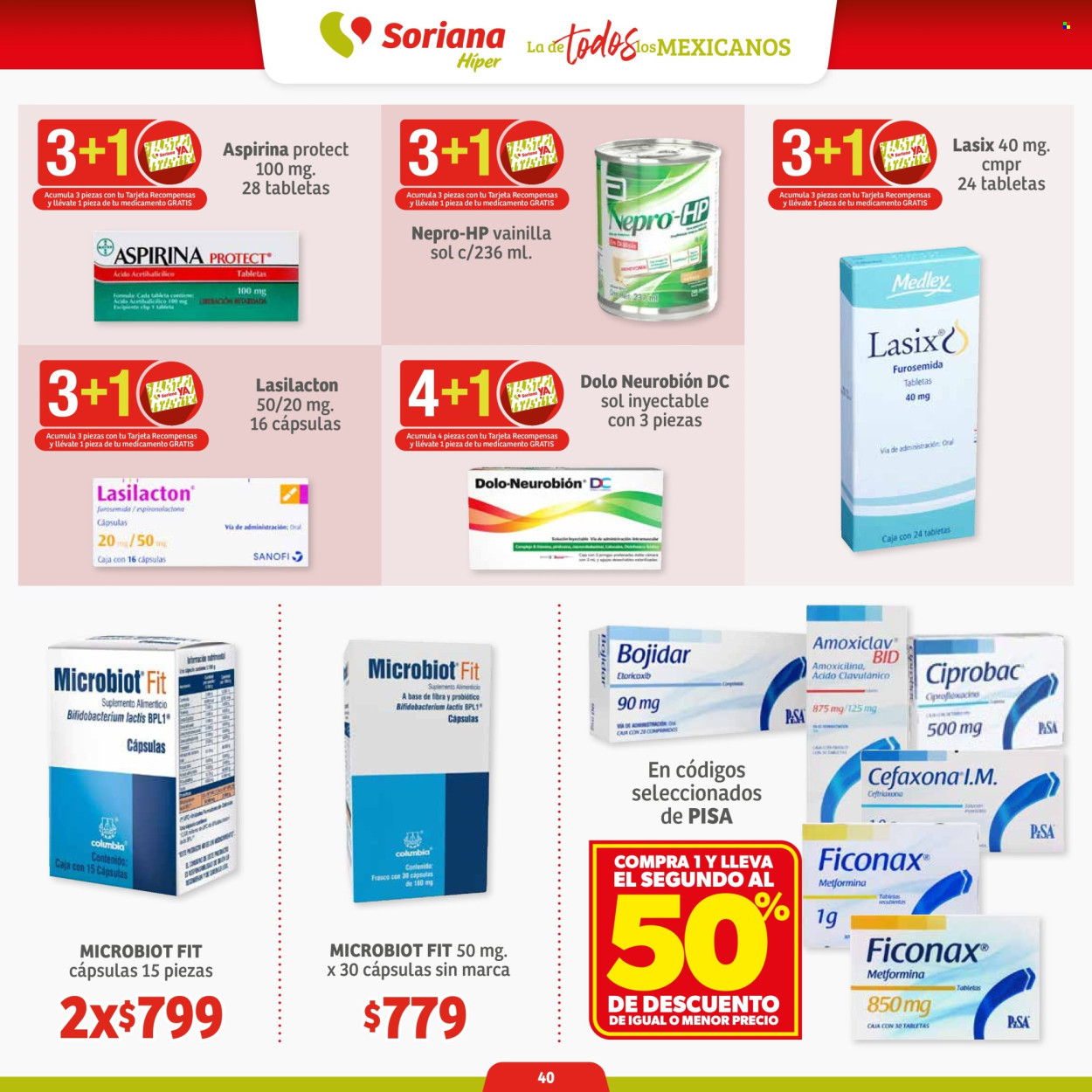 Catálogo Soriana Híper - 31.7.2024 - 13.8.2024. Página 40