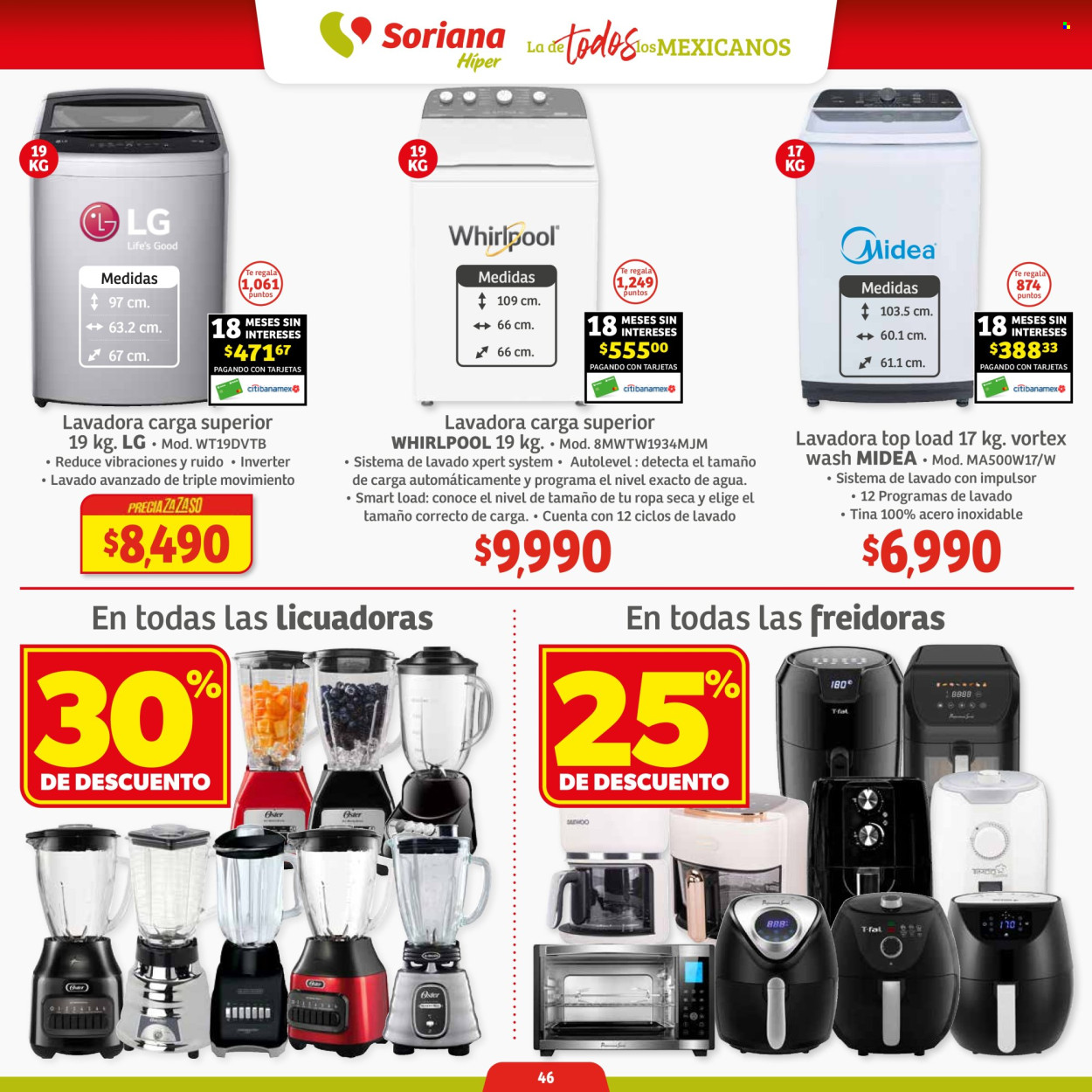 Catálogo Soriana Híper - 31.7.2024 - 13.8.2024. Página 46