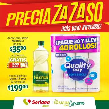 Folleto actual Soriana Súper - 31.7.2024 - 13.8.2024.
