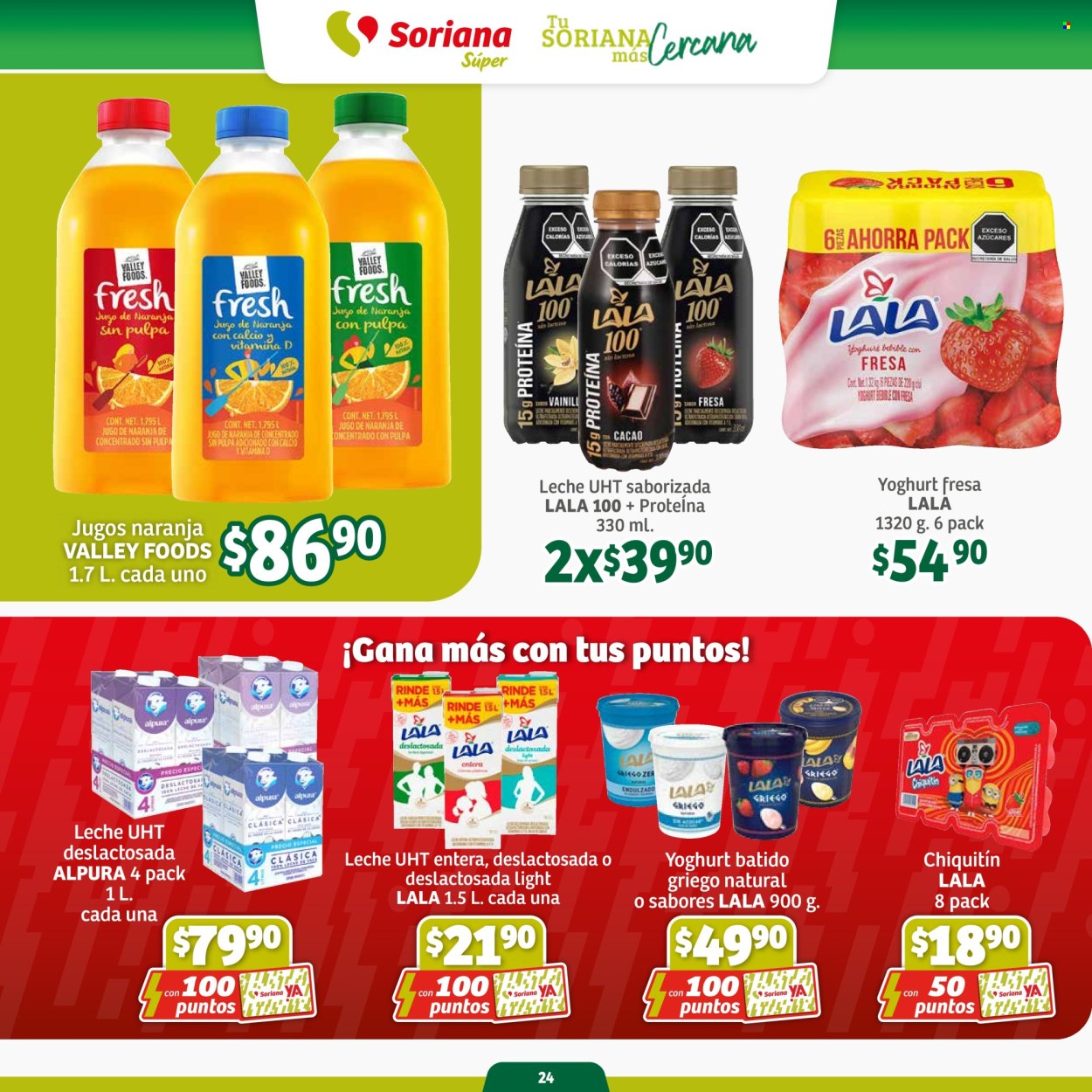Catálogo Soriana Súper - 31.7.2024 - 13.8.2024. Página 24