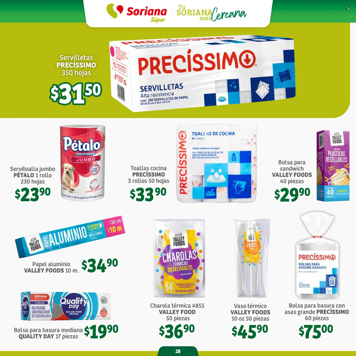 Catálogo Soriana Súper - 31.7.2024 - 13.8.2024. Página 28
