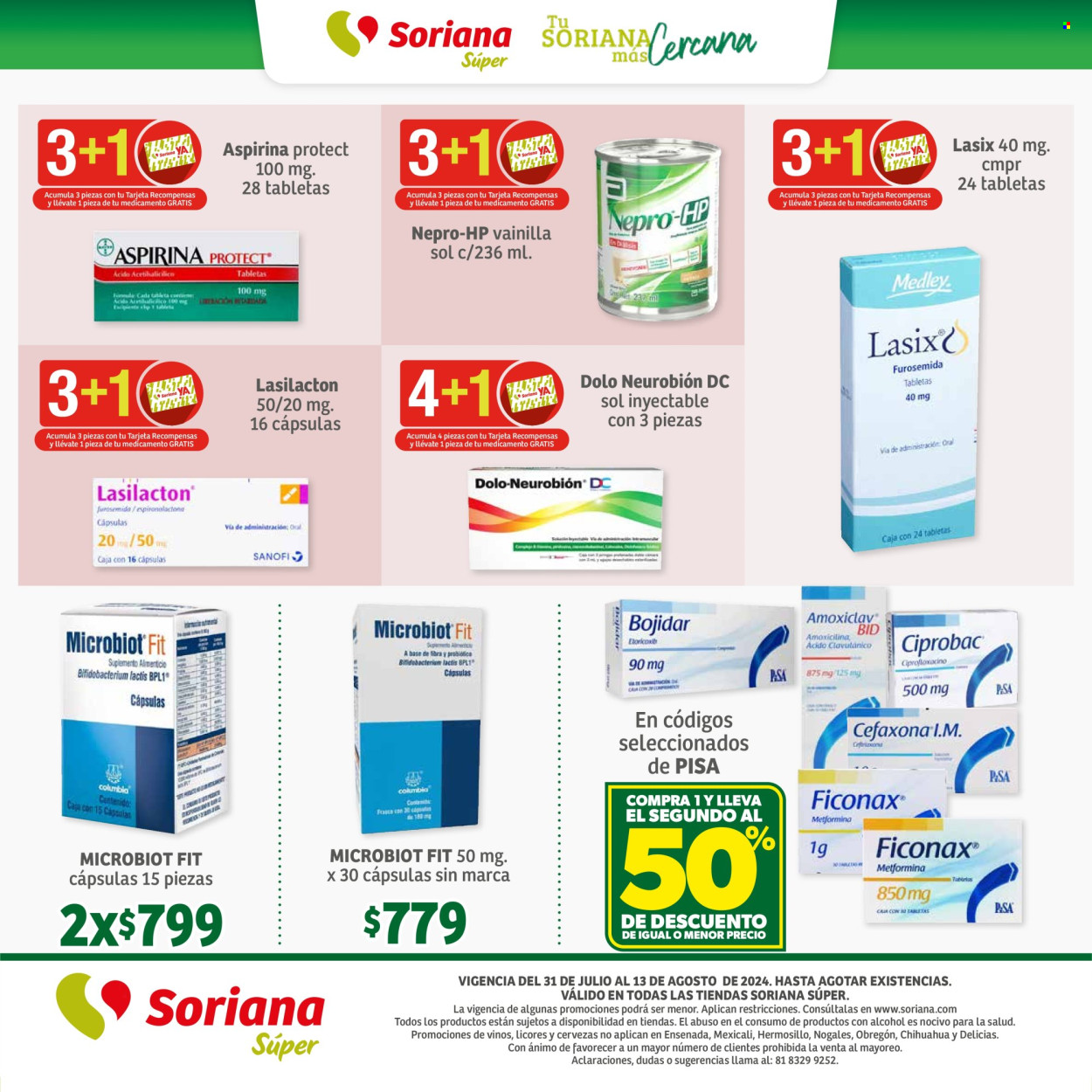 Catálogo Soriana Súper - 31.7.2024 - 13.8.2024. Página 40