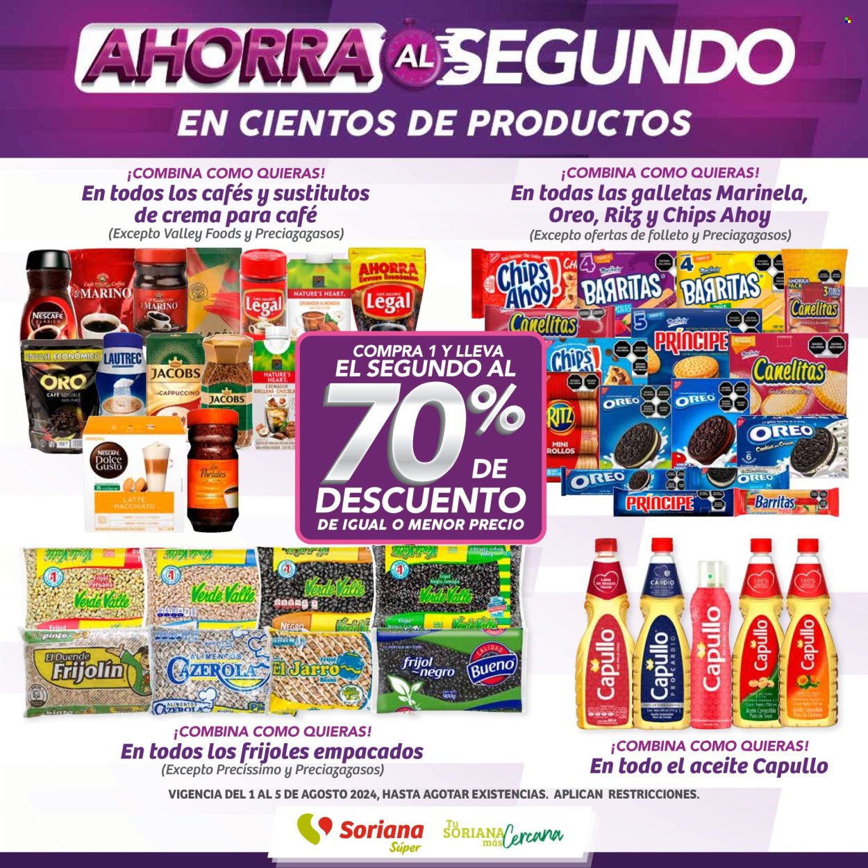Catálogo Soriana Súper - 1.8.2024 - 5.8.2024. Página 1