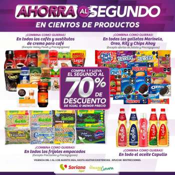 Folleto actual Soriana Súper - 1.8.2024 - 5.8.2024.