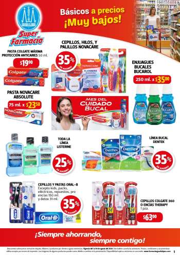 Folleto actual Farmacias Guadalajara - 1.8.2024 - 14.8.2024.