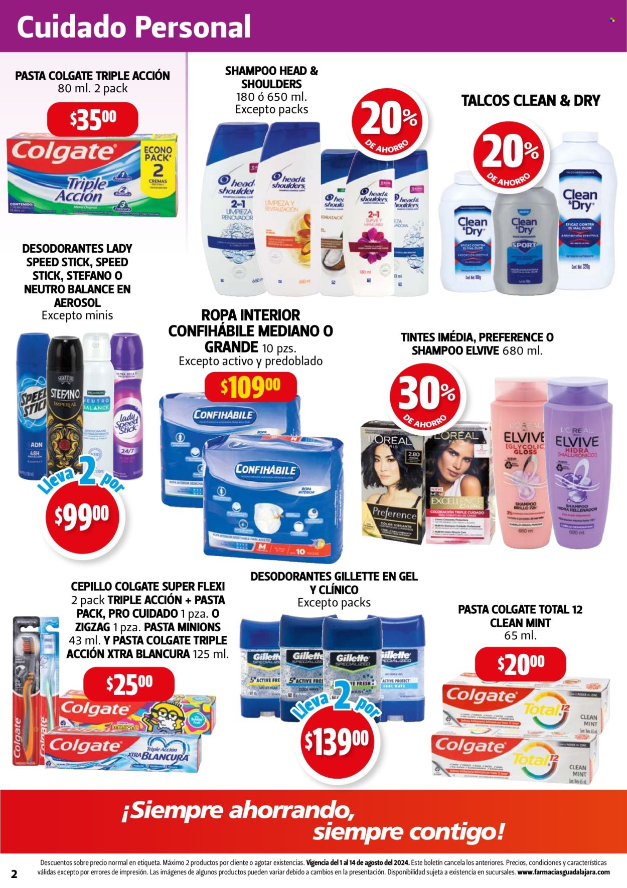 Catálogo Farmacias Guadalajara - 1.8.2024 - 14.8.2024. Página 2