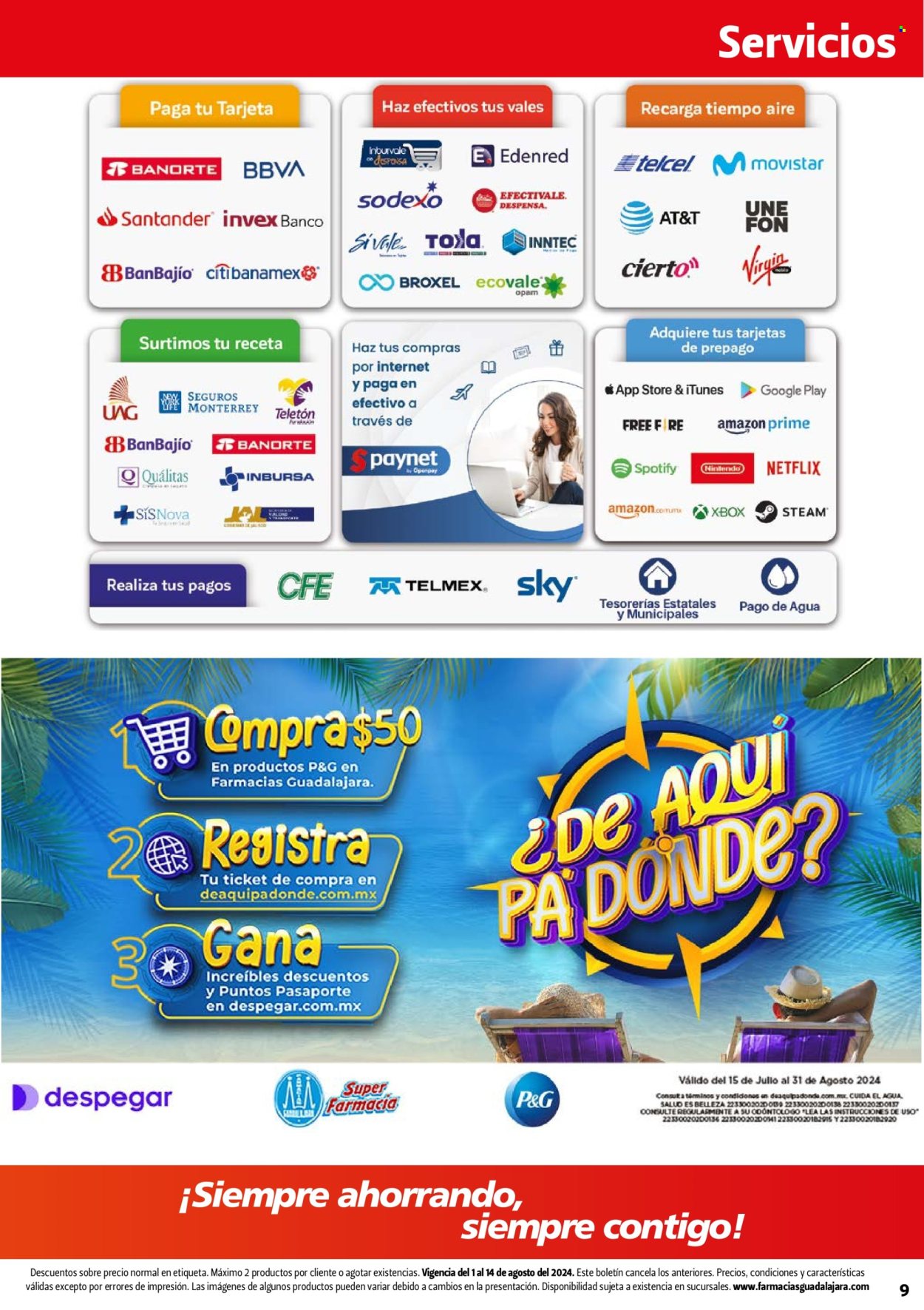 Catálogo Farmacias Guadalajara - 1.8.2024 - 14.8.2024. Página 9