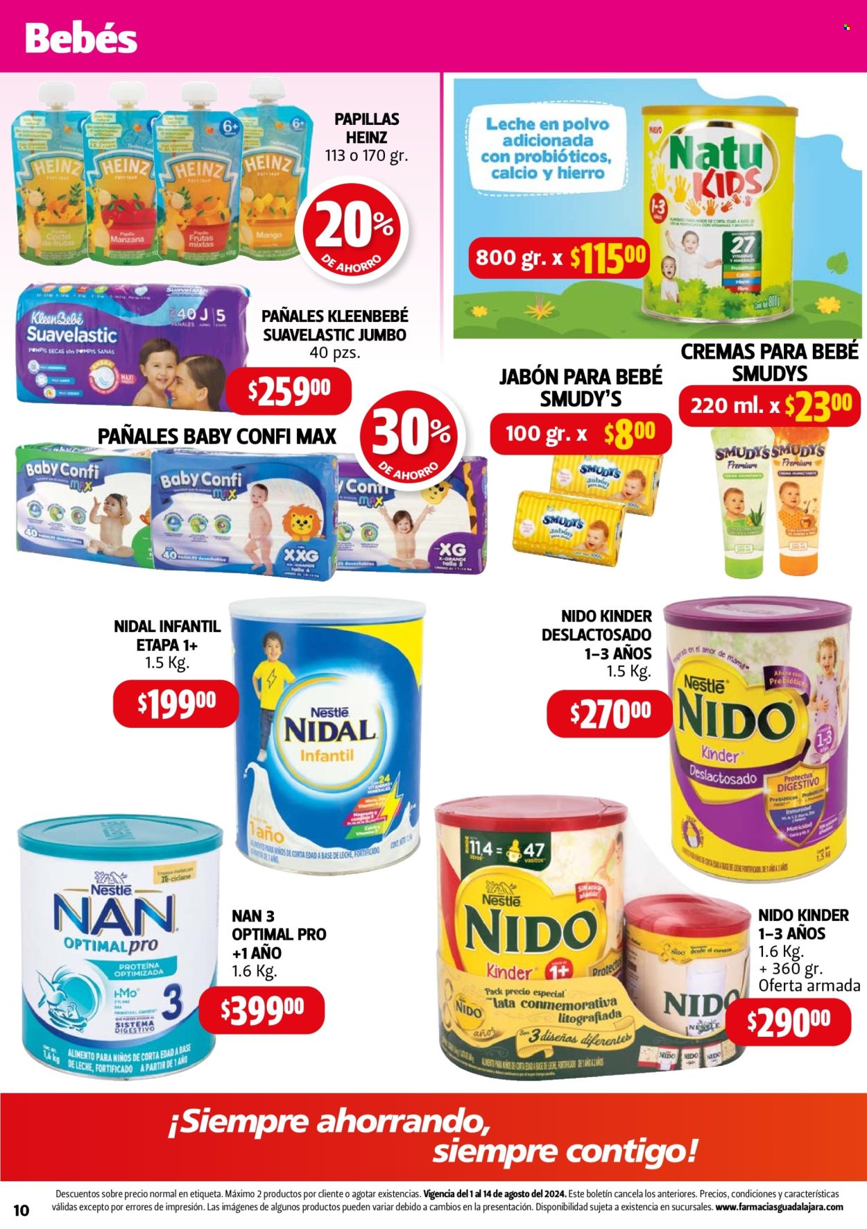 Catálogo Farmacias Guadalajara - 1.8.2024 - 14.8.2024. Página 10
