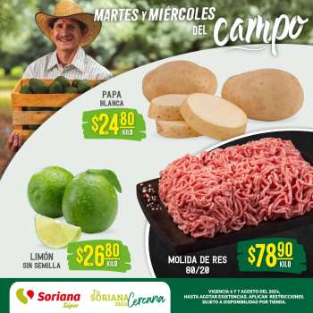 Folleto actual Soriana Súper - 6.8.2024 - 7.8.2024.