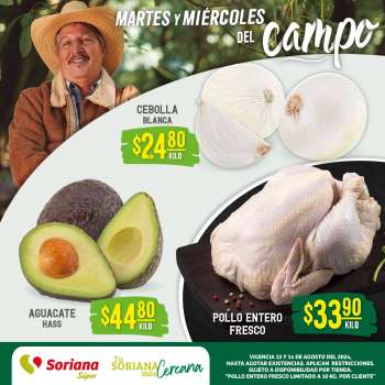 Folleto actual Soriana Súper - 13.8.2024 - 14.8.2024.